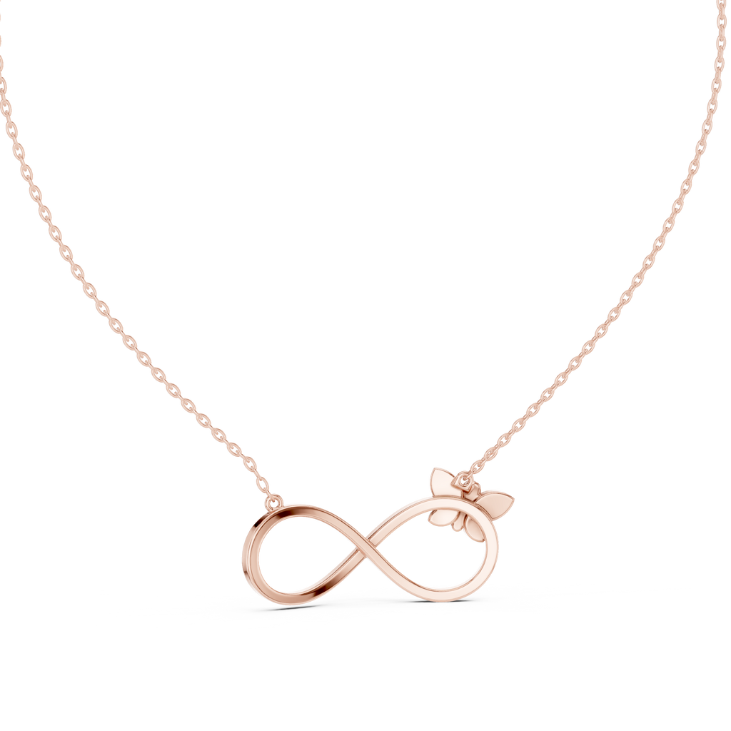 Butterfly Infinity Pendant