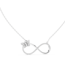 Load image into Gallery viewer, Butterfly Infinity Pendant