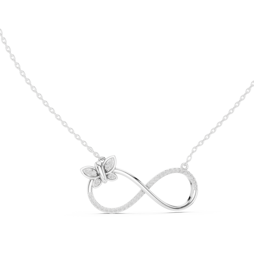 Butterfly Infinity Pendant