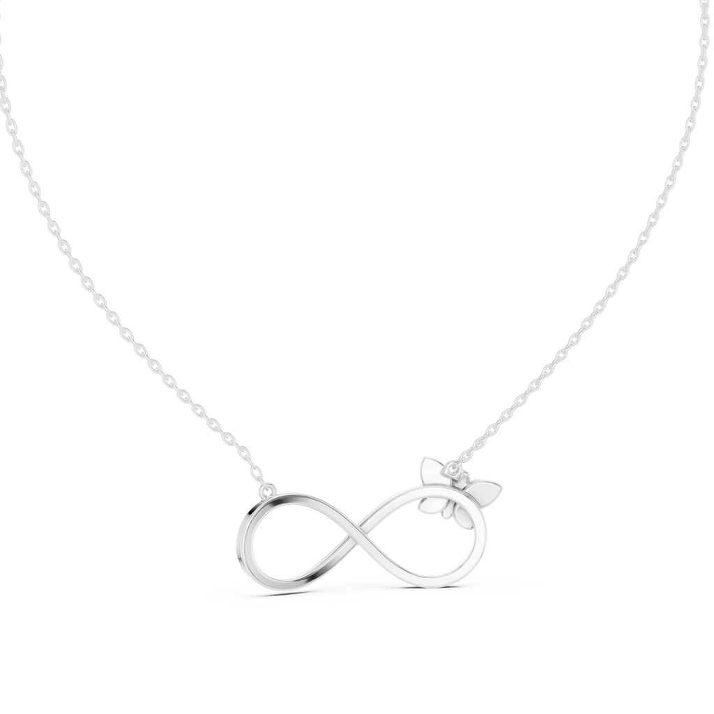 Butterfly Infinity Pendant