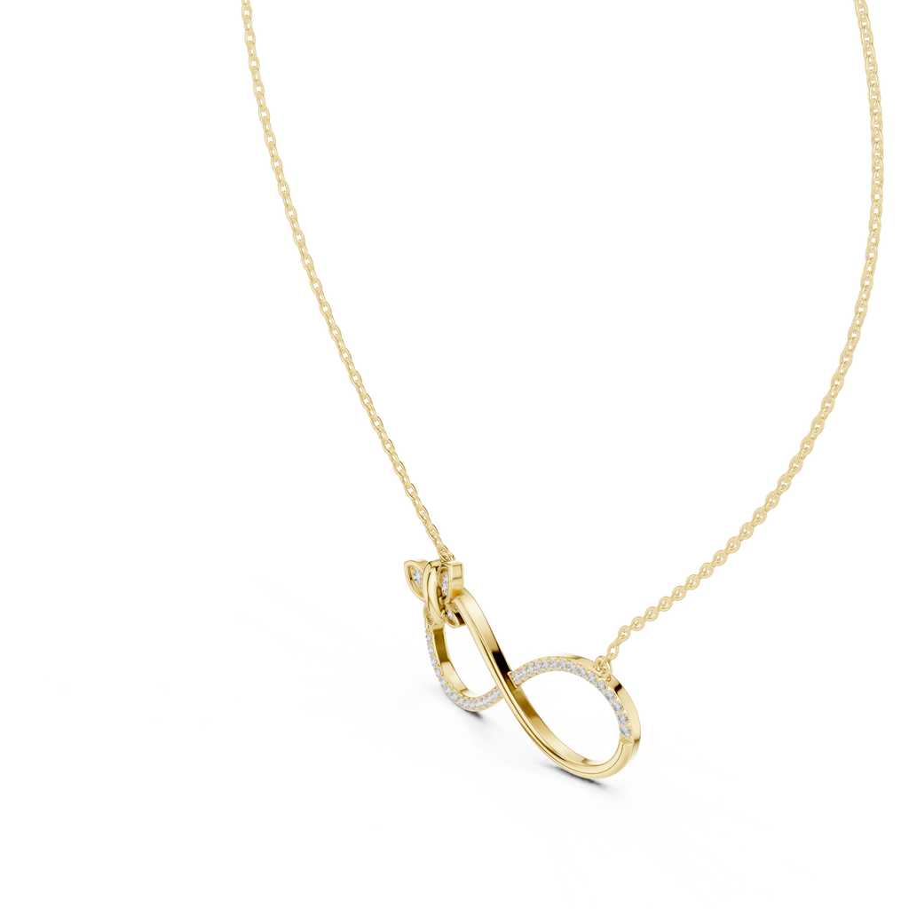 Butterfly Infinity Pendant