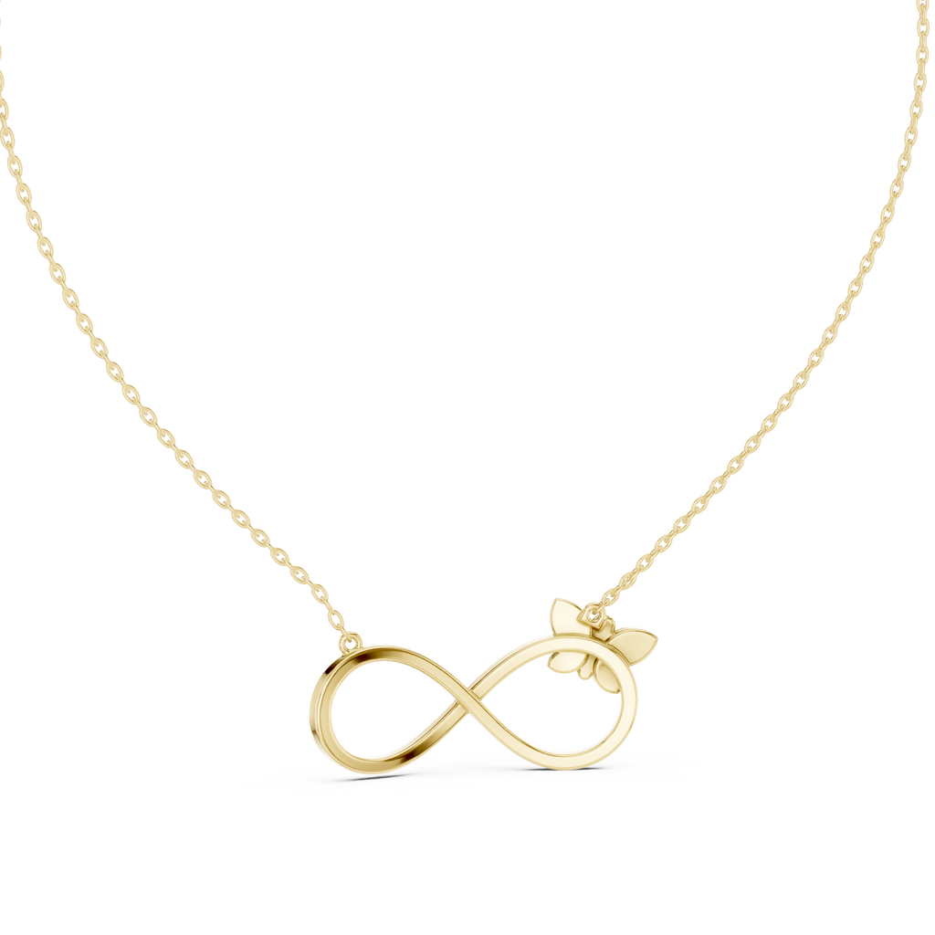 Butterfly Infinity Pendant