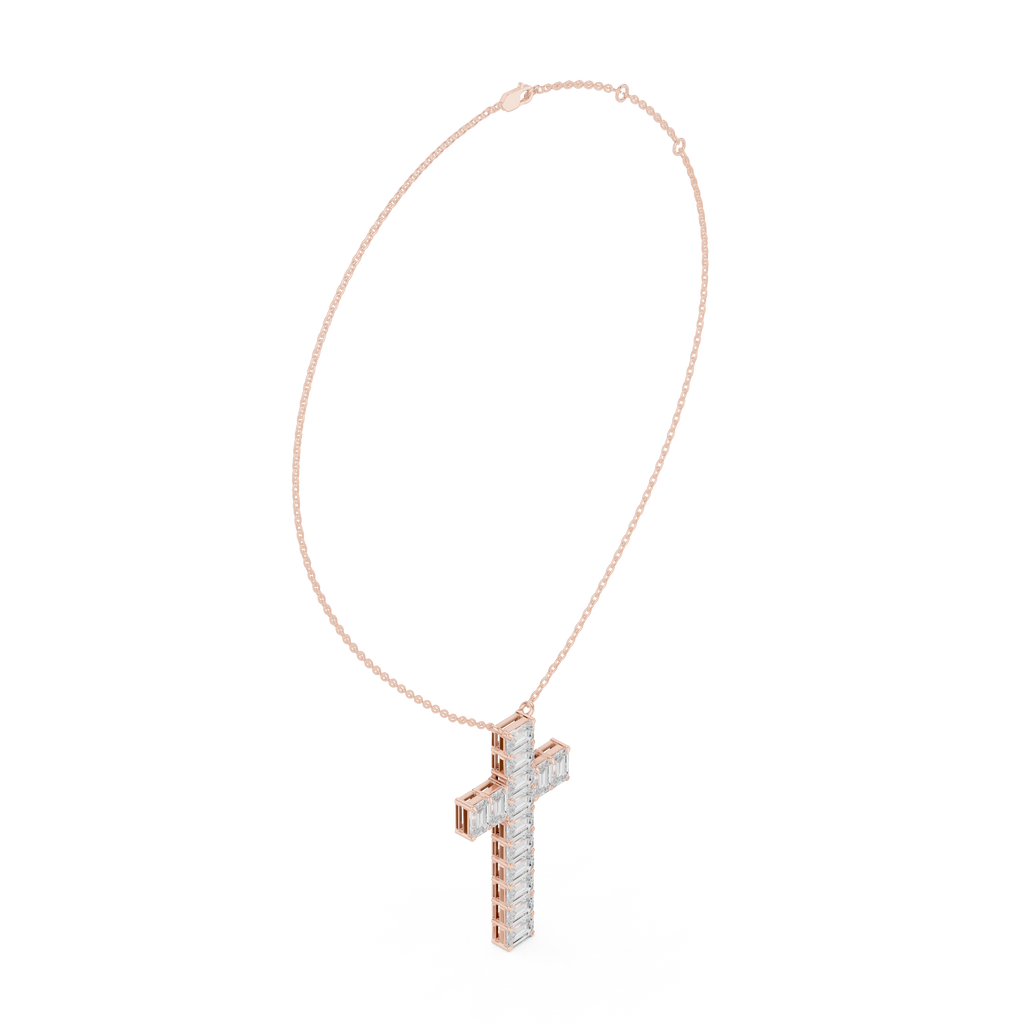 Emerald Cross Pendant