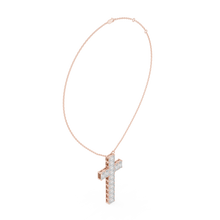 Load image into Gallery viewer, Emerald Cross Pendant