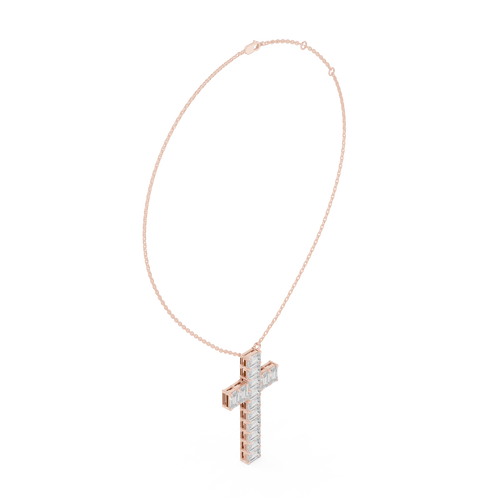 Emerald Cross Pendant