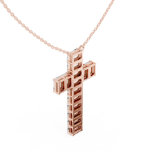 Load image into Gallery viewer, Emerald Cross Pendant