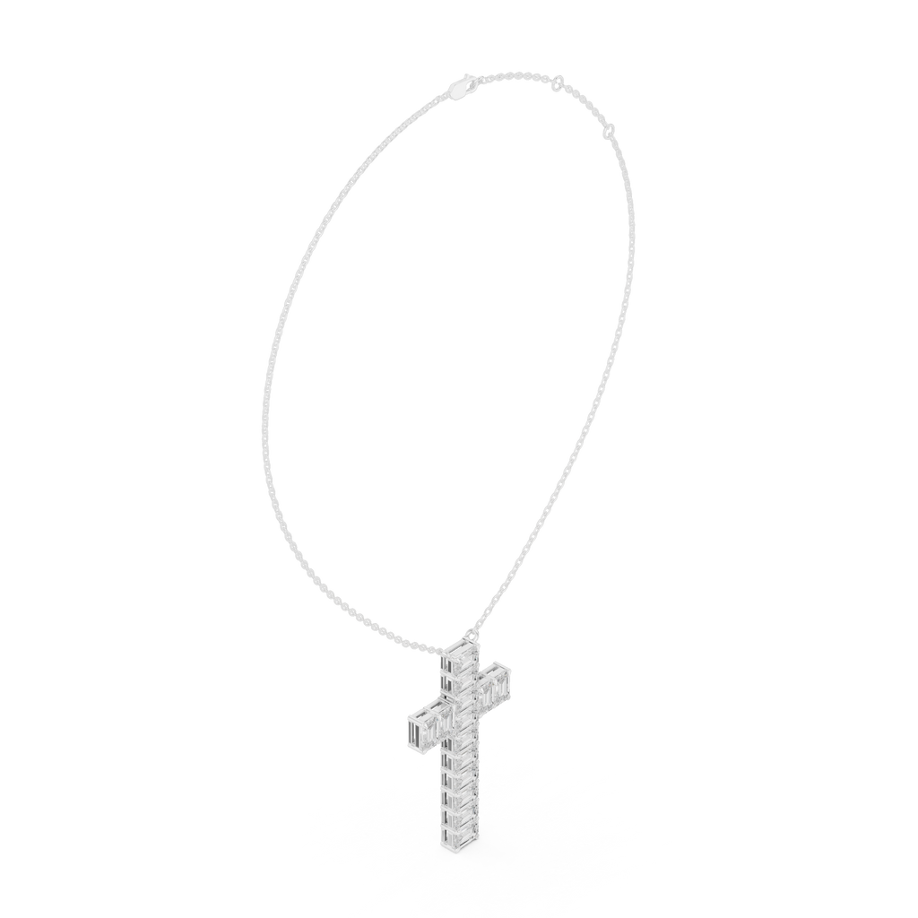 Emerald Cross Pendant