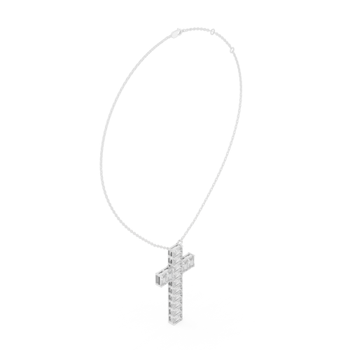 Emerald Cross Pendant