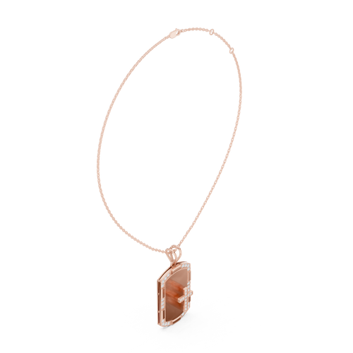Cross Dog Tag Pendant