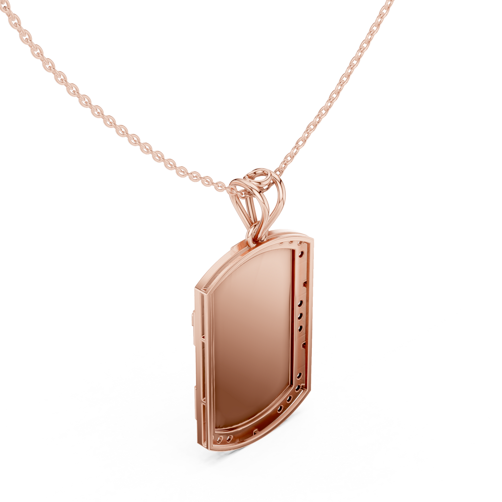 Cross Dog Tag Pendant