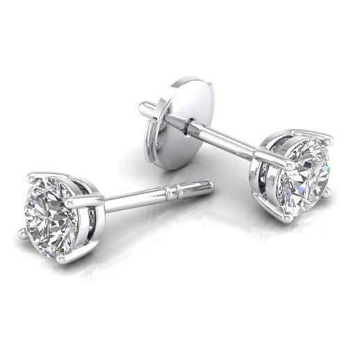4 Carat Total Pair Studs