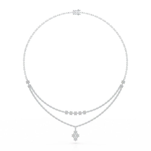 2.9 Carat Double Layer Necklace