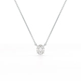 1 Carat Oval Solitaire Pendant