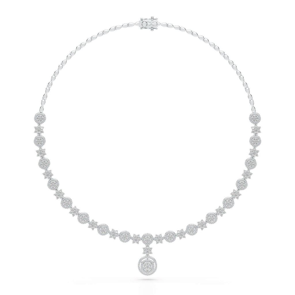 4.27 Carat Round Necklace