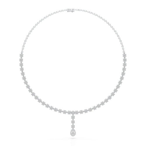 4.97 Carat Pear Necklace