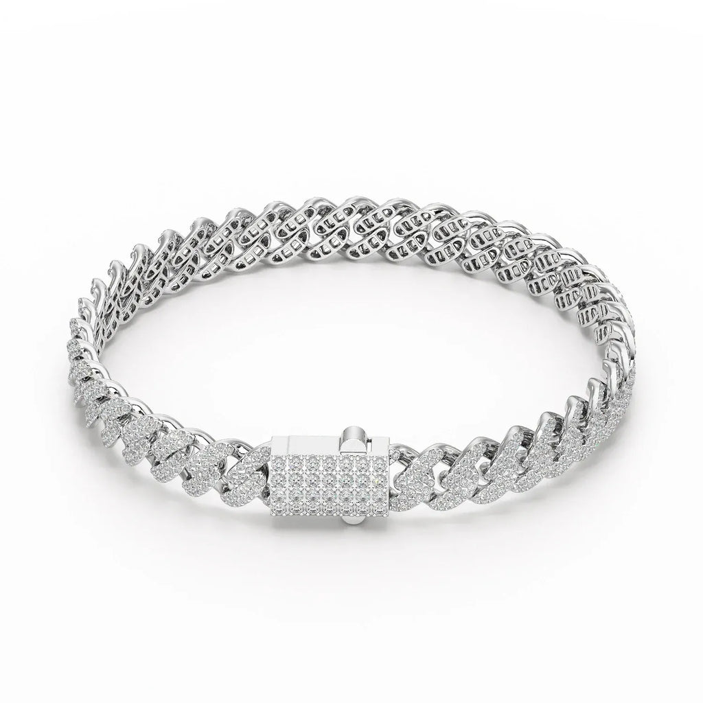 4.66 Carats Round Diamond Bracelet