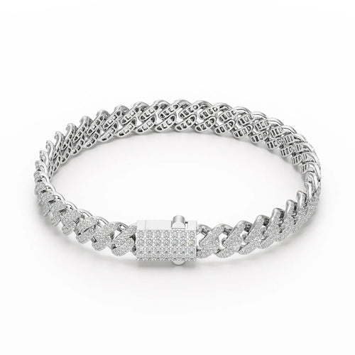 4.66 Carats Round Diamond Bracelet