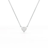 1 Carat Heart Solitaire Pendant