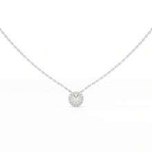 Load image into Gallery viewer, 0.60 Carat Round Halo Pendant