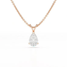Load image into Gallery viewer, 1 Carat Pear Solitaire Pendant