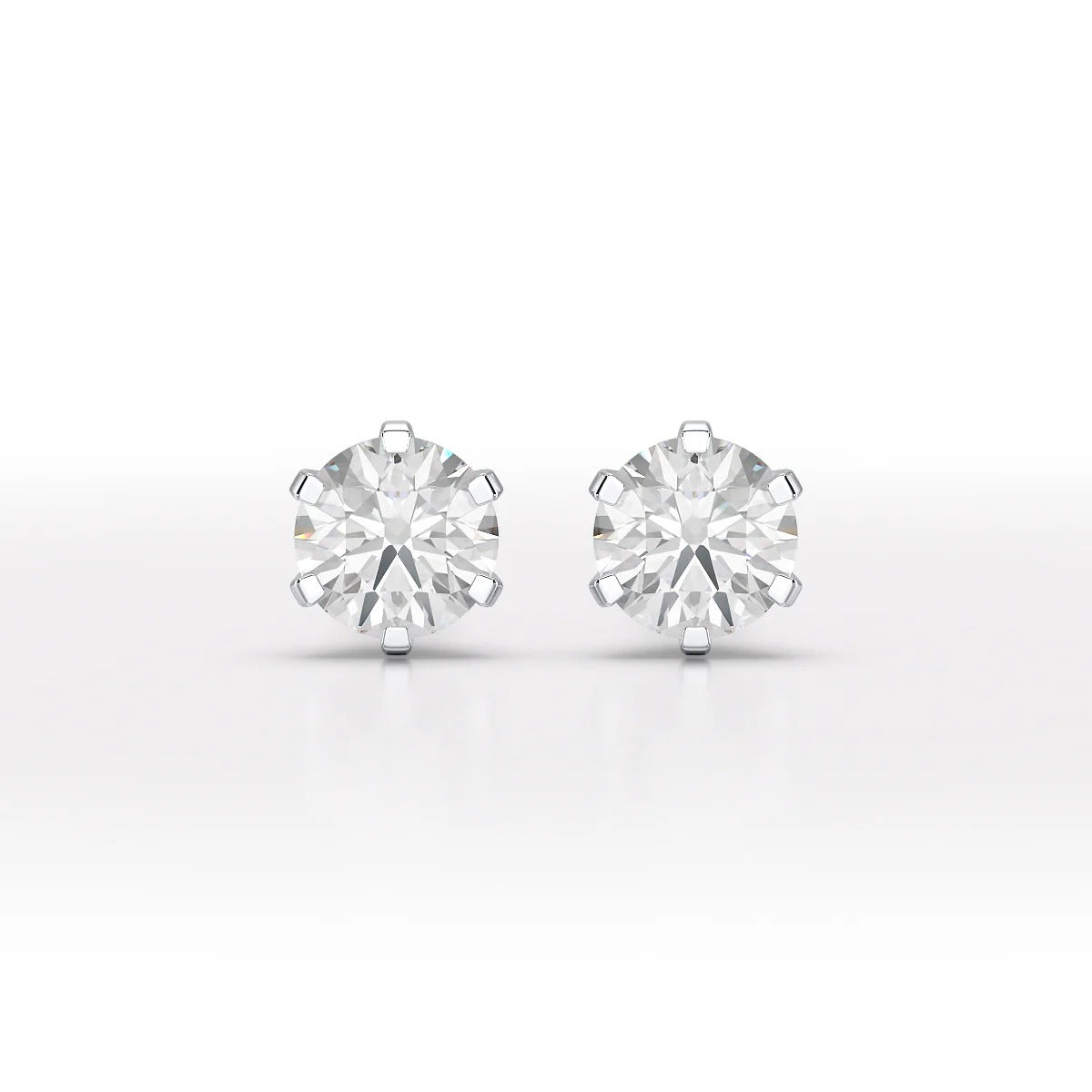 Round Diamond Studs