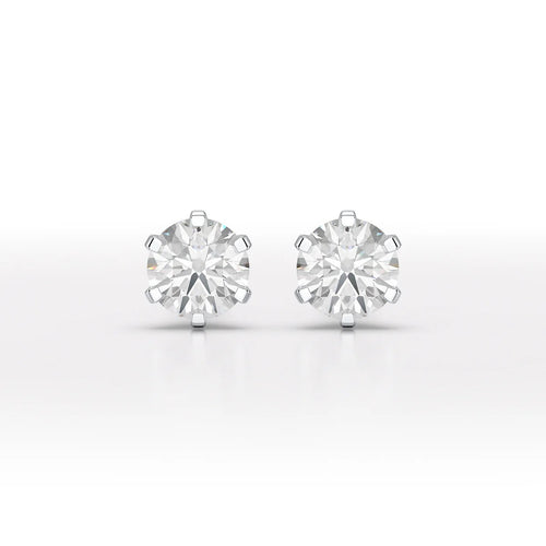 1.68 Carat Round Studs