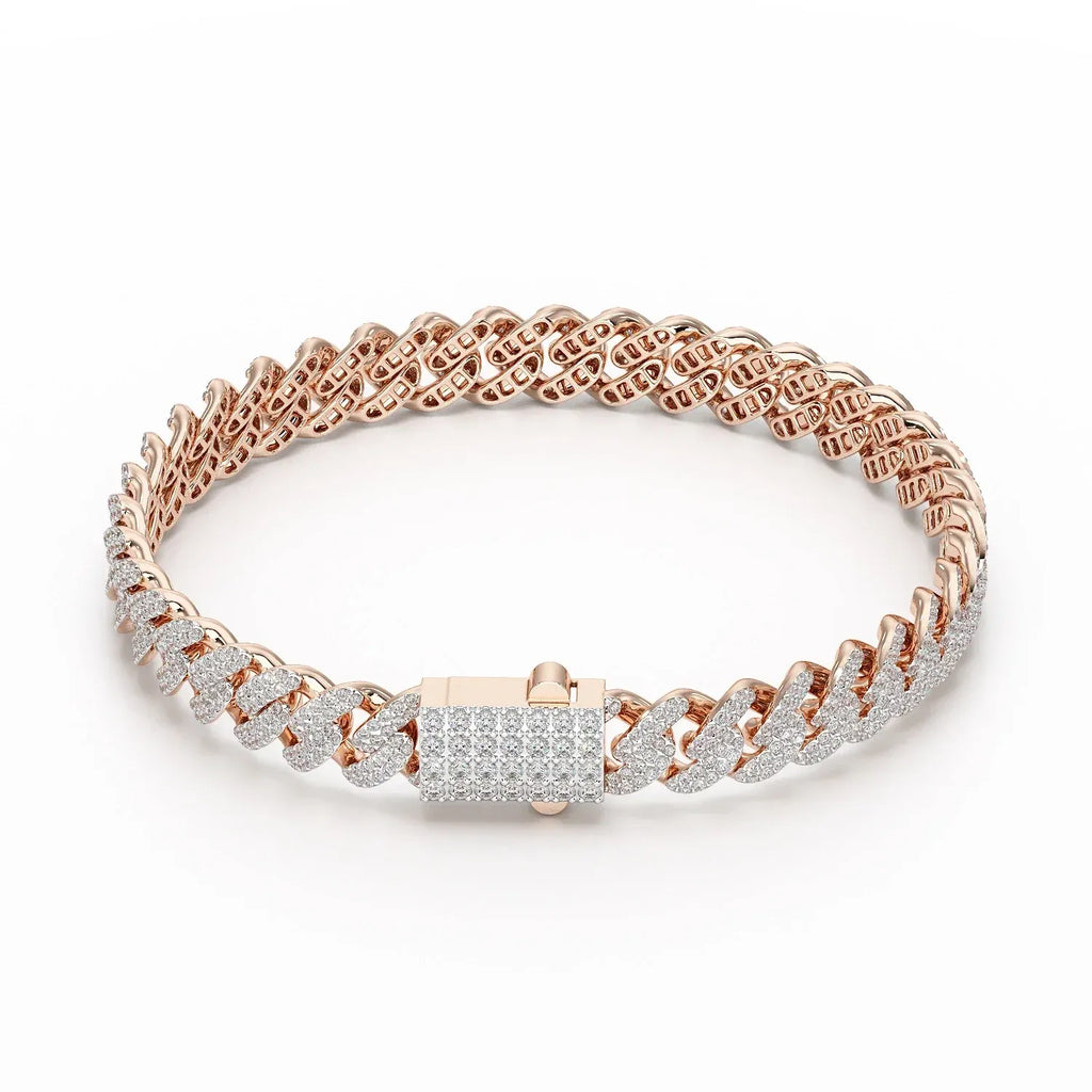 4.66 Carats Round Diamond Bracelet