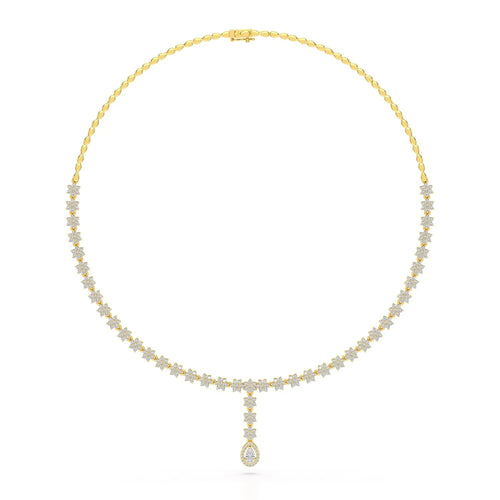 4.97 Carat Pear Necklace