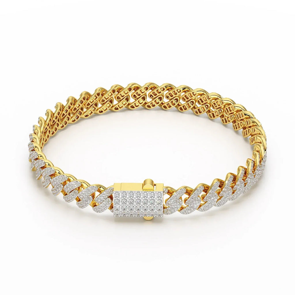 4.66 Carats Round Diamond Bracelet