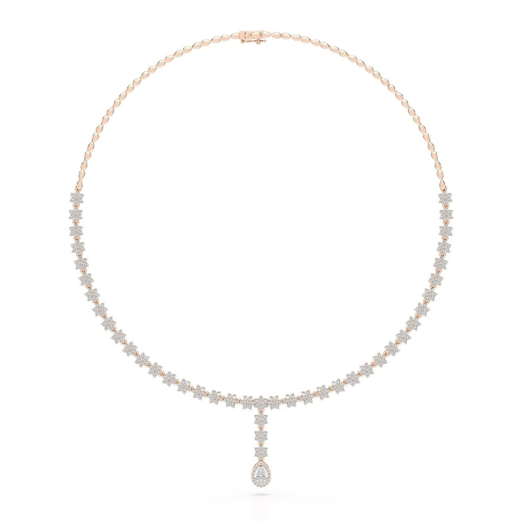 4.97 Carat Pear Necklace