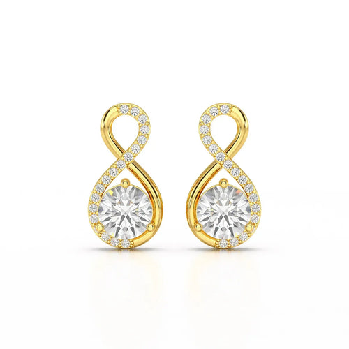 2.2 Carat Round Earrings