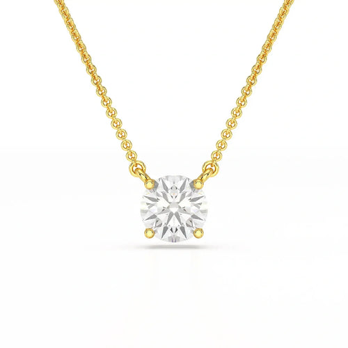 1 Carat Round Solitaire Pendant