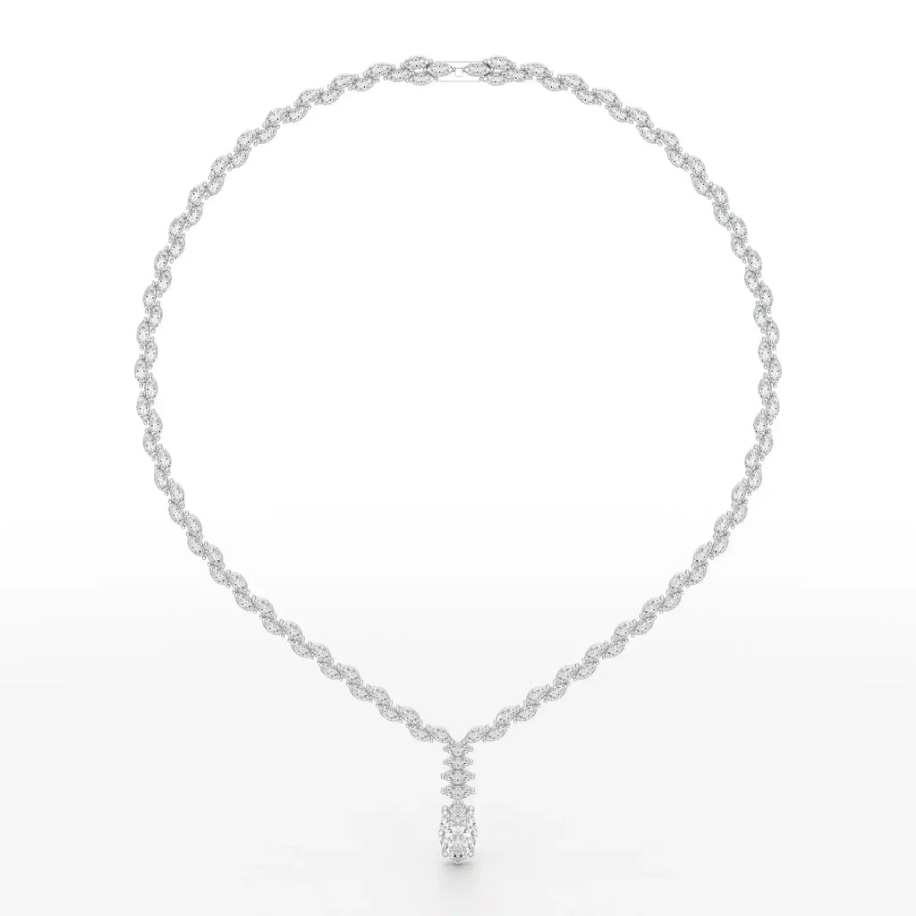 19.9 Carat Marquise Necklace