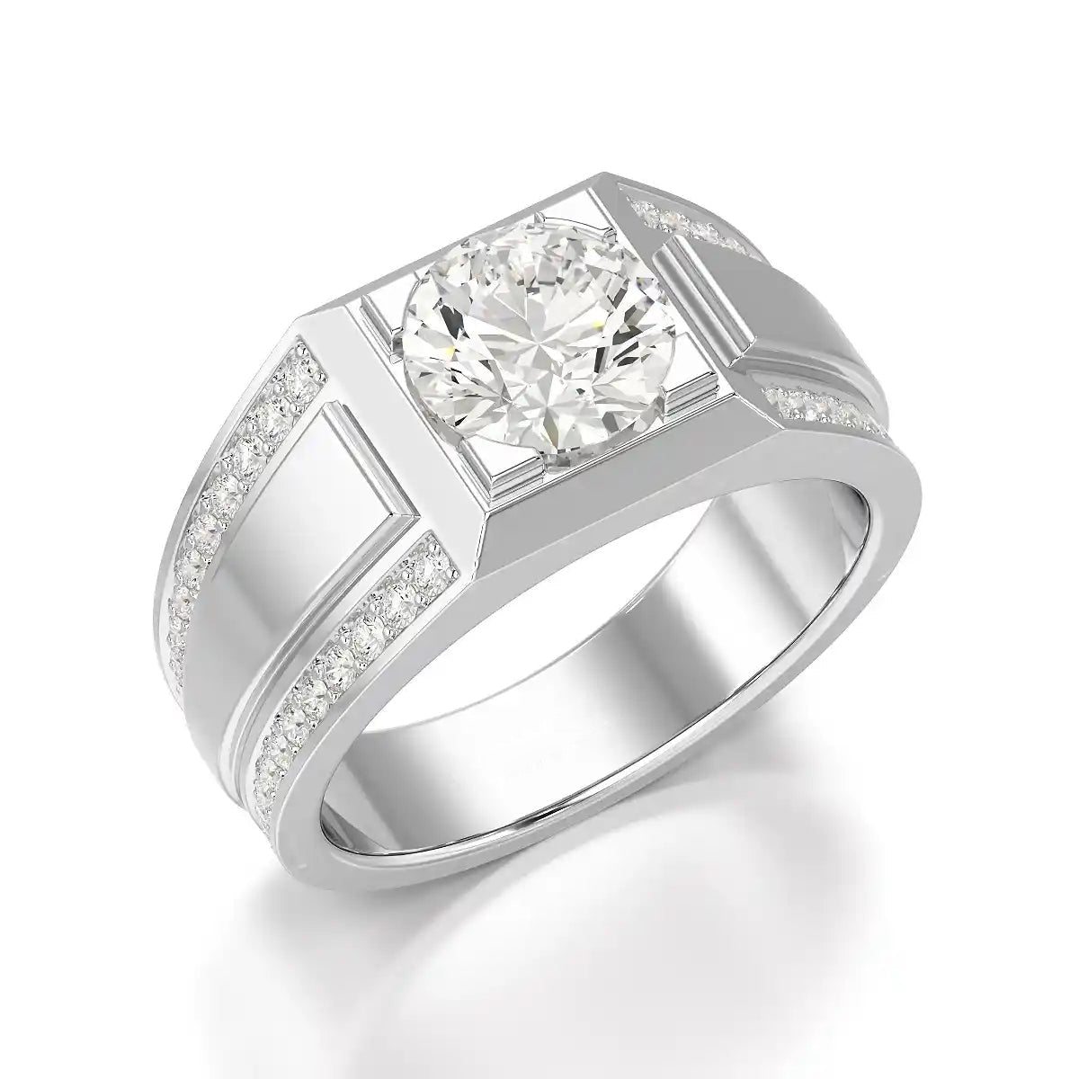 Round Shape Men’s Ring