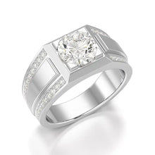 Load image into Gallery viewer, 2.42 Carat Round Men’s Ring