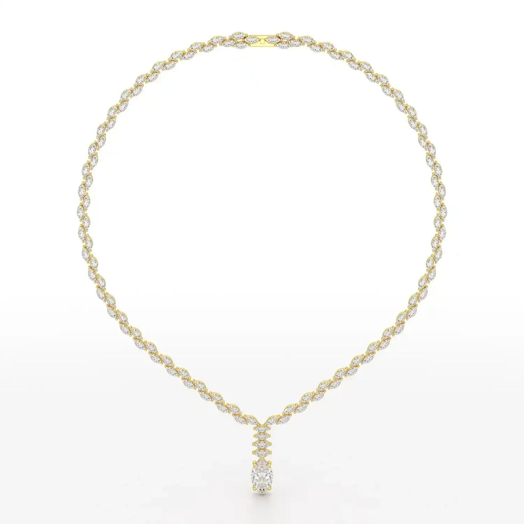 19.9 Carat Marquise Necklace