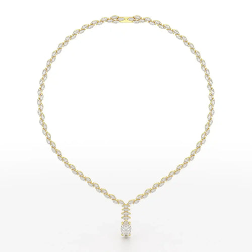 19.9 Carat Marquise Necklace