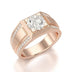 2.42 Carat Round Men’s Ring
