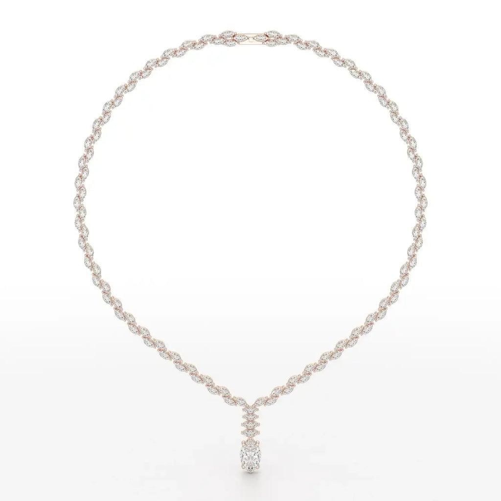 19.9 Carat Marquise Necklace