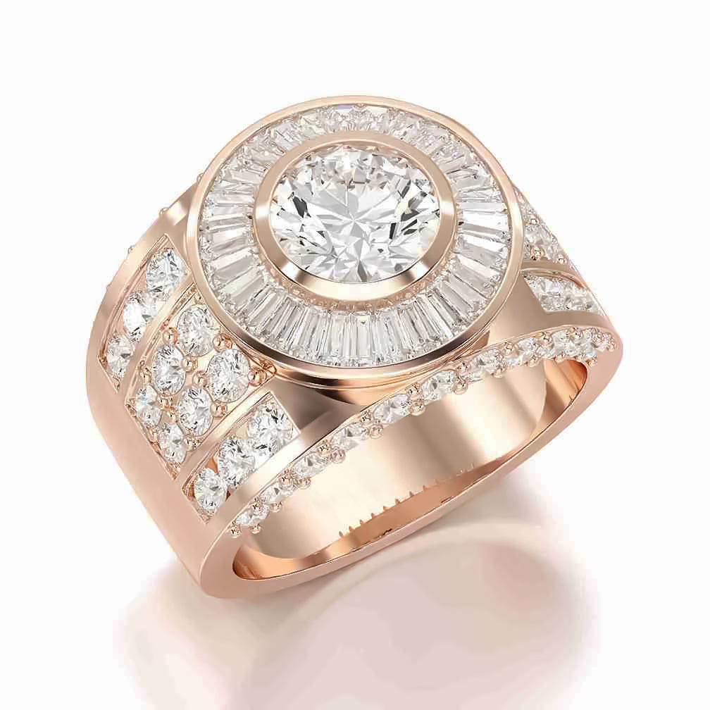 Round Shape Men’s Ring