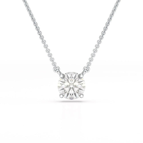1 Carat Round Solitaire Pendant