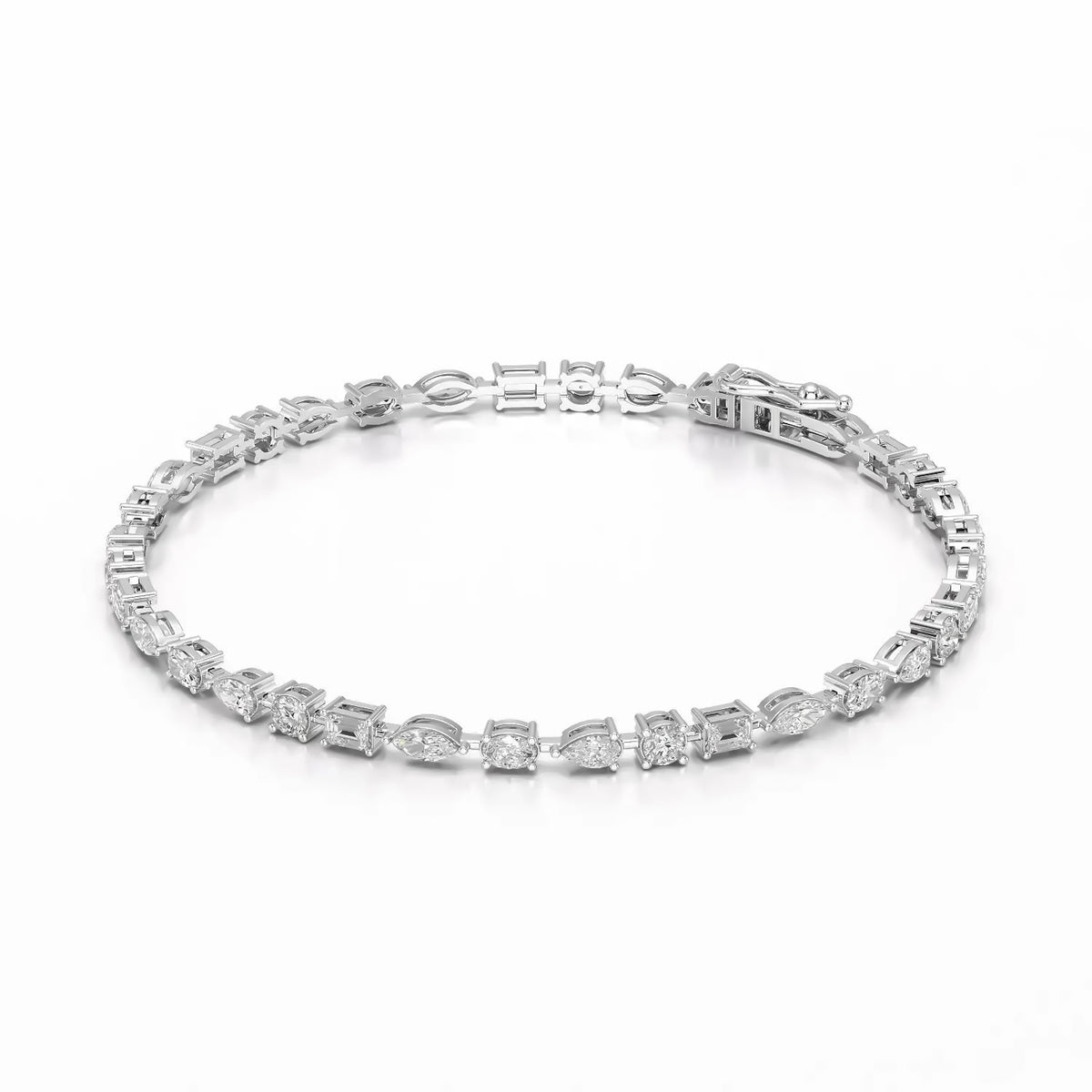 Fancy Shape Tennis Bracelet