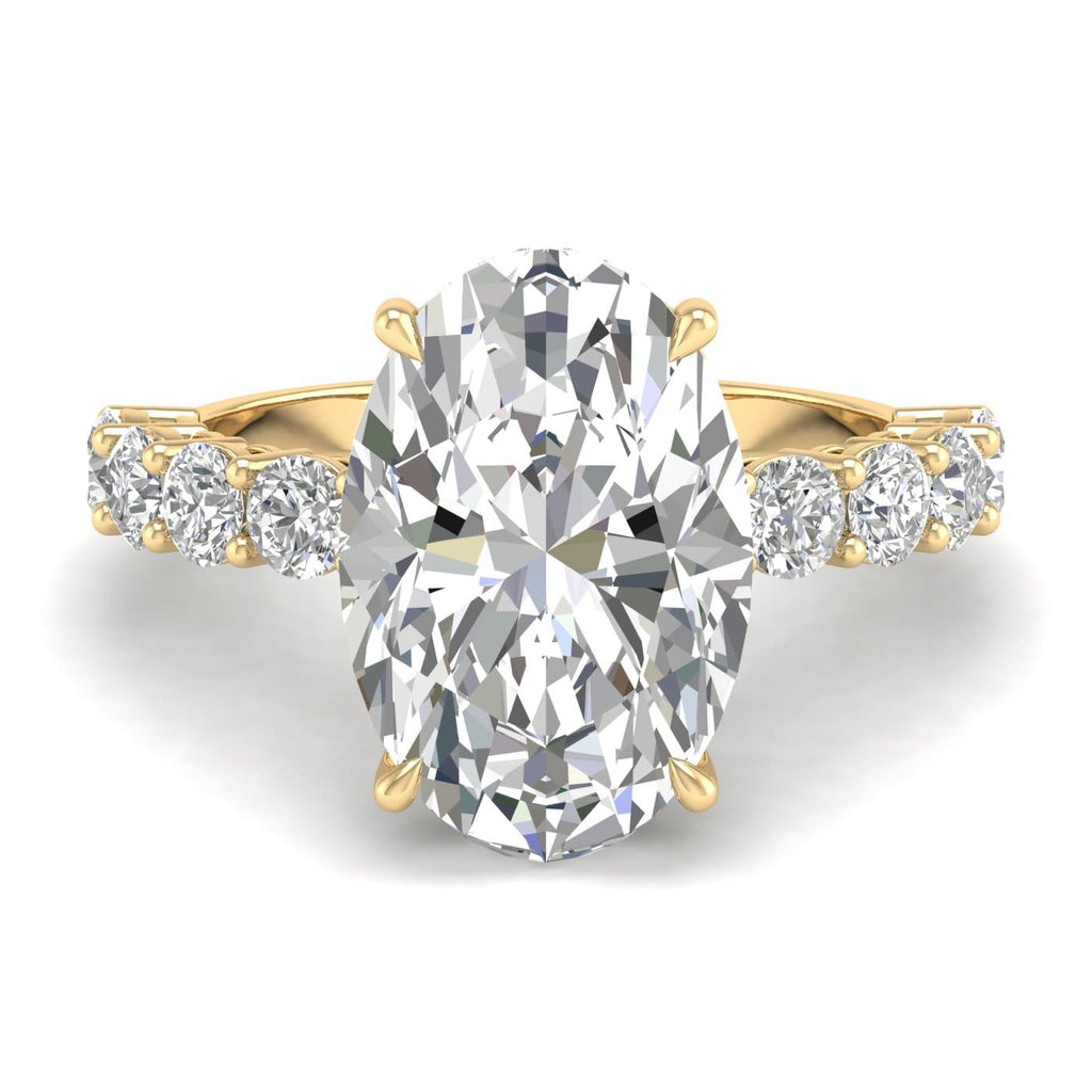 3 Carat Oval Solitaire Ring