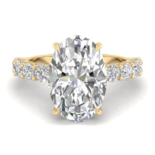 Load image into Gallery viewer, 3 Carat Oval Solitaire Ring