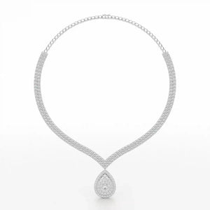 23.5 Carat Round Diamonds Necklace