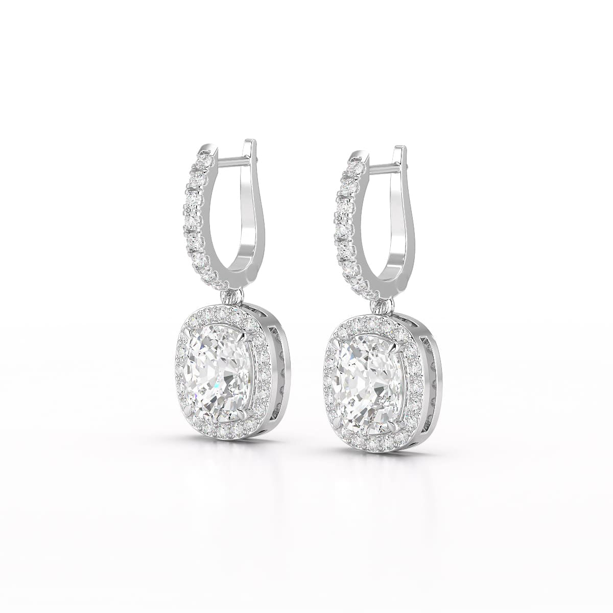 Cushion Cut Earrings