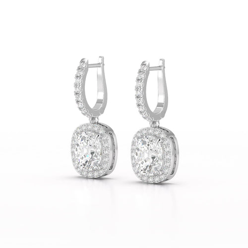 2.34 Carat Fancy Shape Earrings