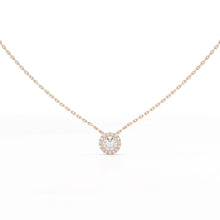 Load image into Gallery viewer, 0.60 Carat Round Halo Pendant
