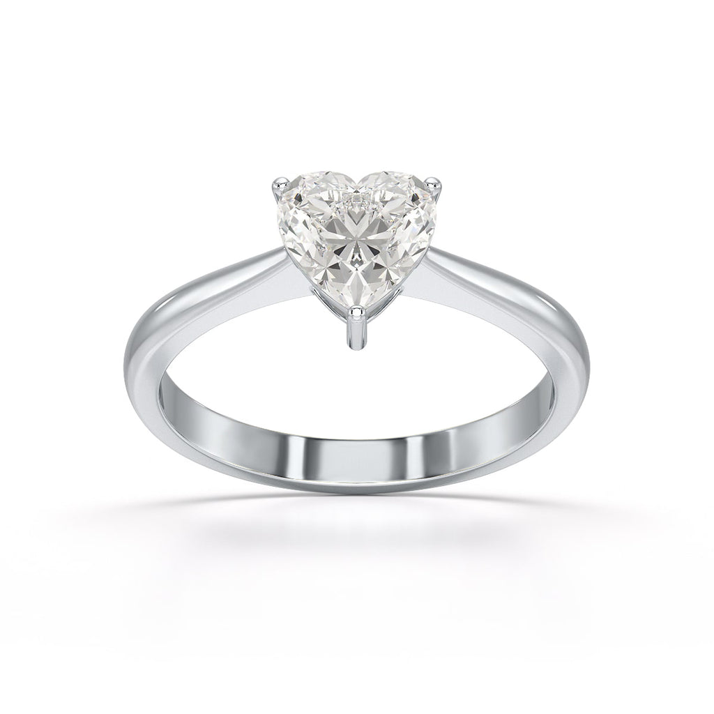 1 Carat Heart Shape Solitaire