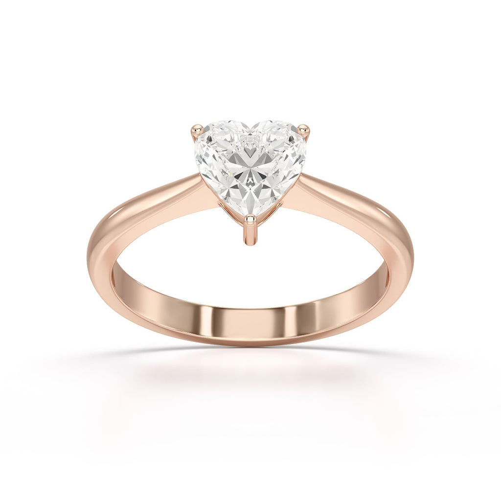 1 Carat Heart Shape Solitaire